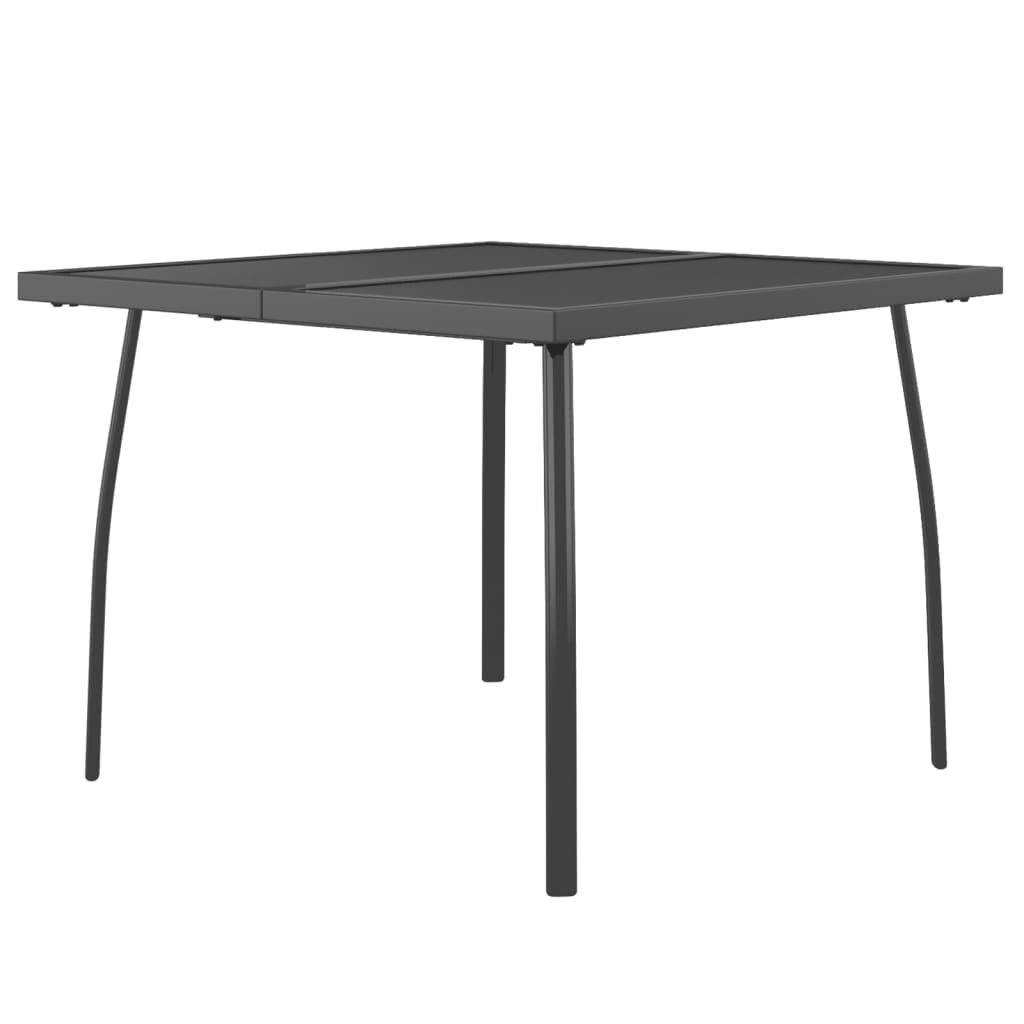 vidaXL Garten Essgruppe 5-tlg klappbar Sitzgruppe anthrazit Metall