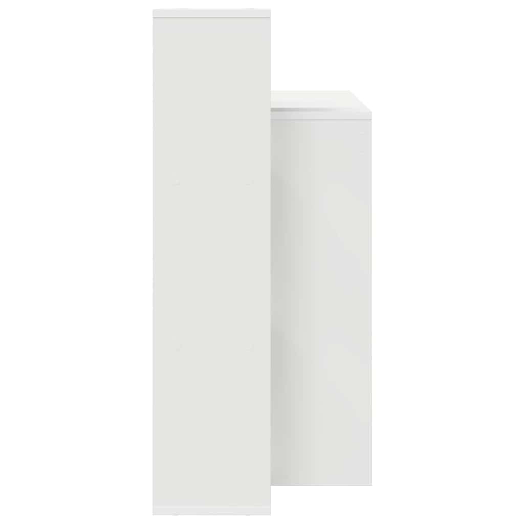 vidaXL Schreibtisch Weiß 100x40x90 cm mit Regalen