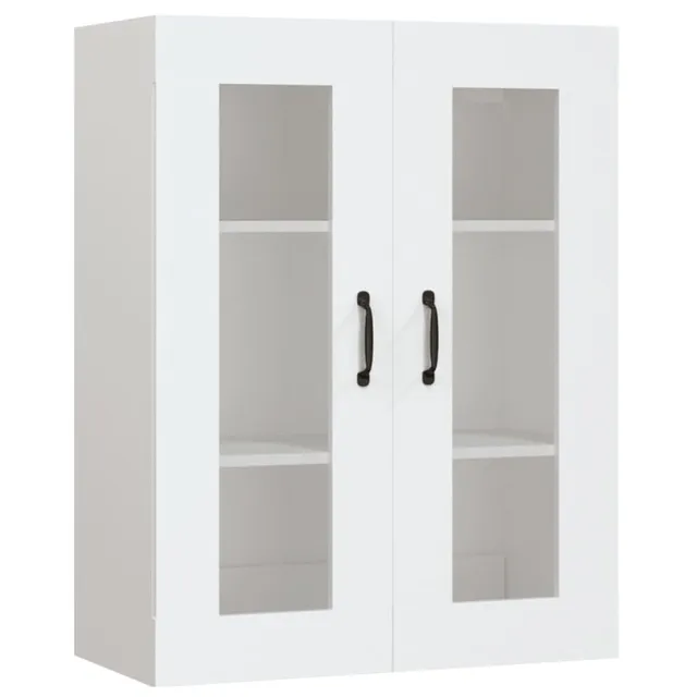 vidaXL Möbel Hängeschrank Weiß Holzwerkstoff 90 cm