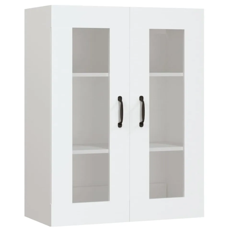 vidaXL Möbel Hängeschrank Weiß Holzwerkstoff 90 cm