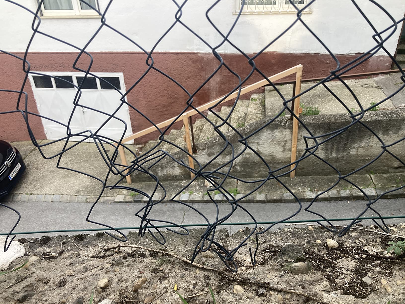 vidaXL Heim & Garten Maschendrahtzaun Stahl Grau 15x1,25 m