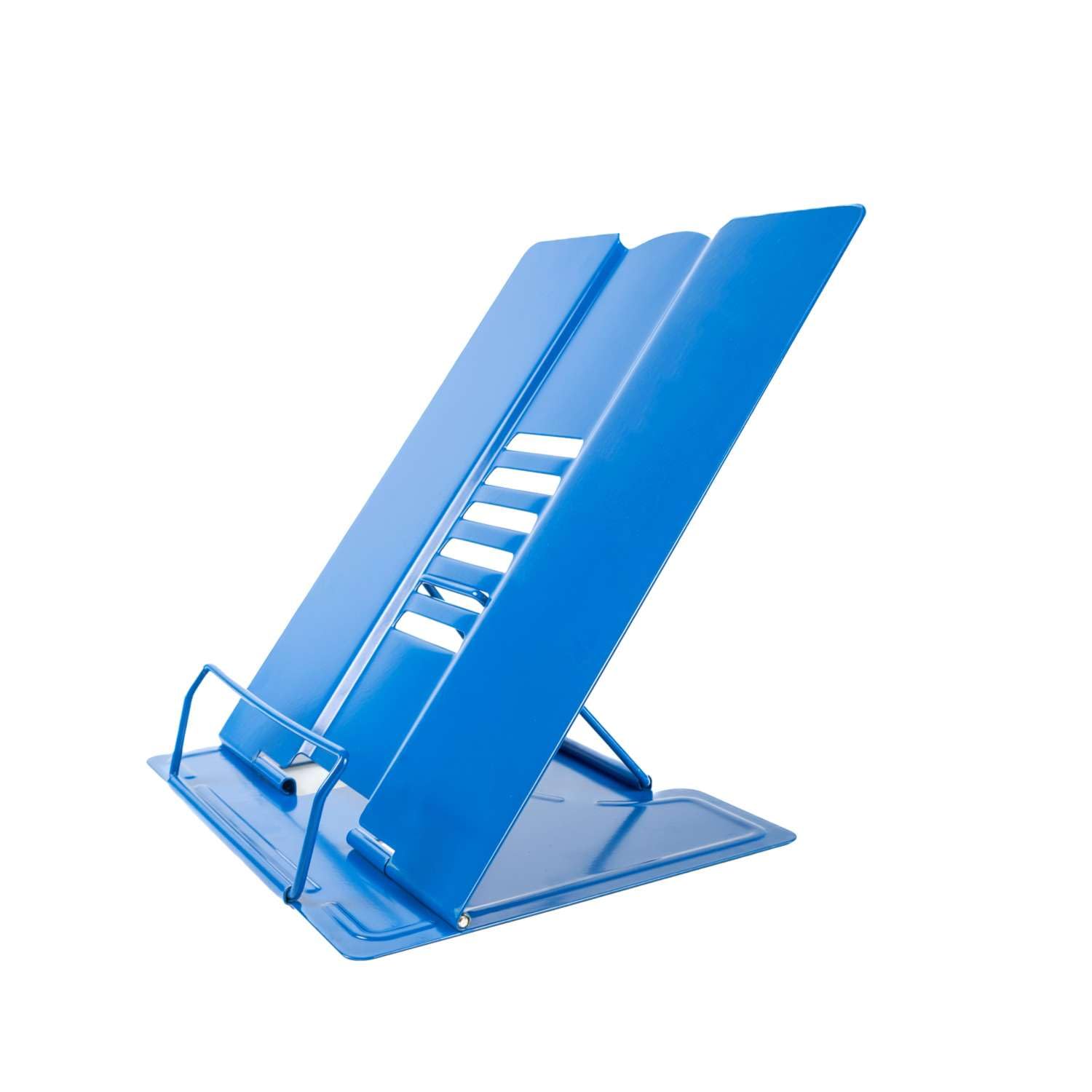 Intirilife Leseständer Metall Weiß 21 cm höhenverstellbar