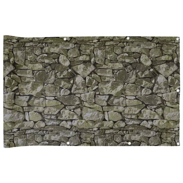 vidaXL Heim & Garten Sichtschutzmatte Grau 800x120 PVC