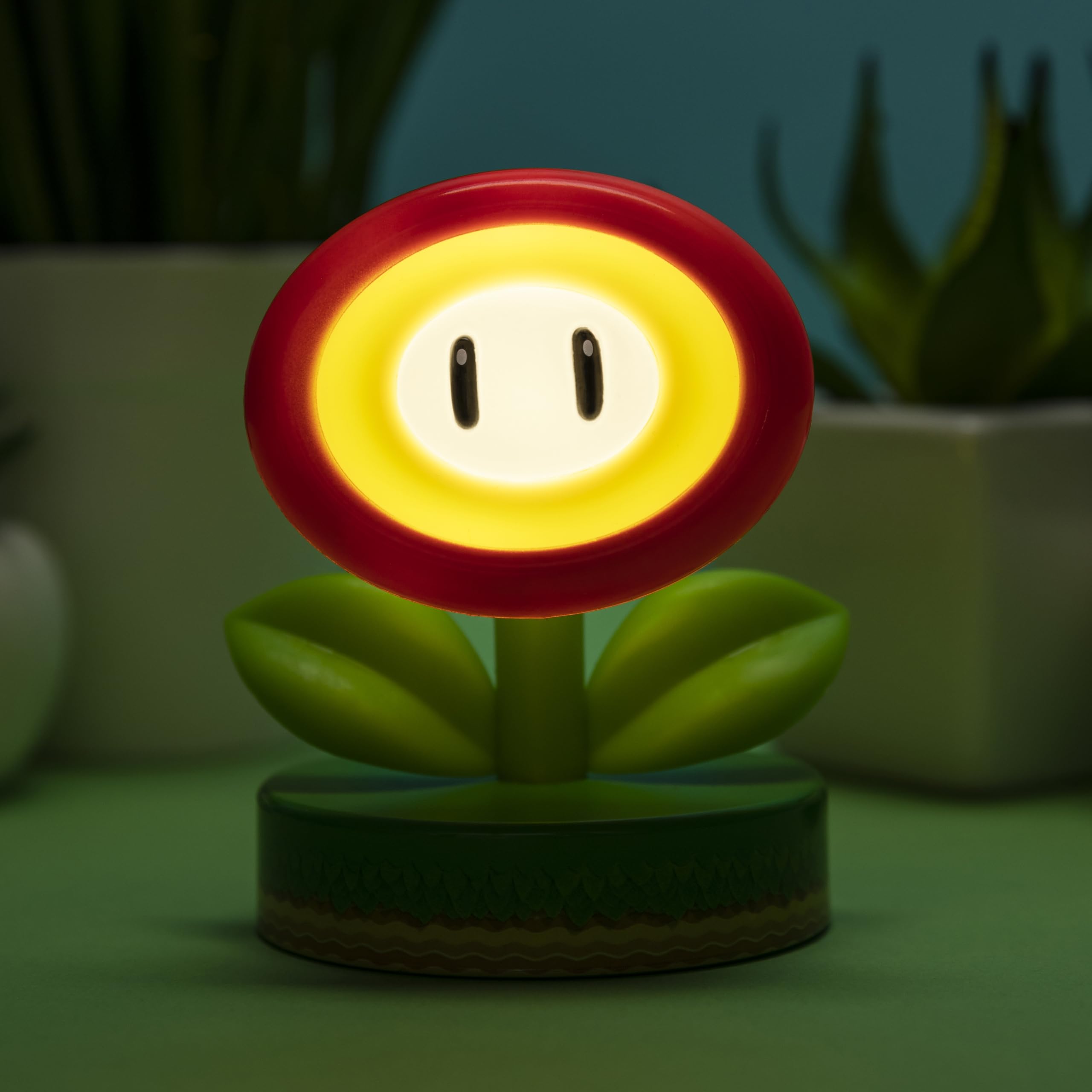 Paladone Super Mario Feuerblume Icon Licht 10 cm Batterie