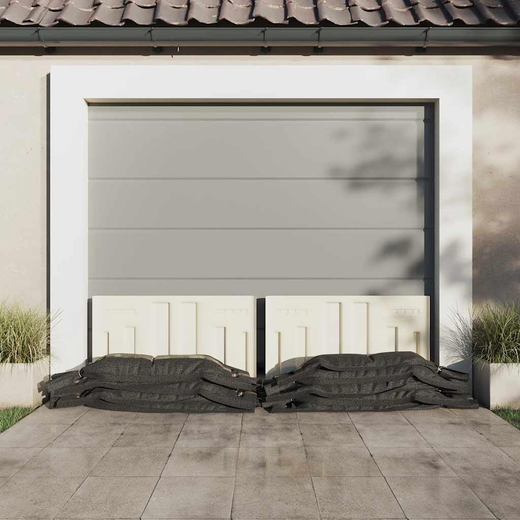 vidaXL Heim & Garten Sandsäcke 103x25 cm HDPE dunkelgrün 50 Stk.