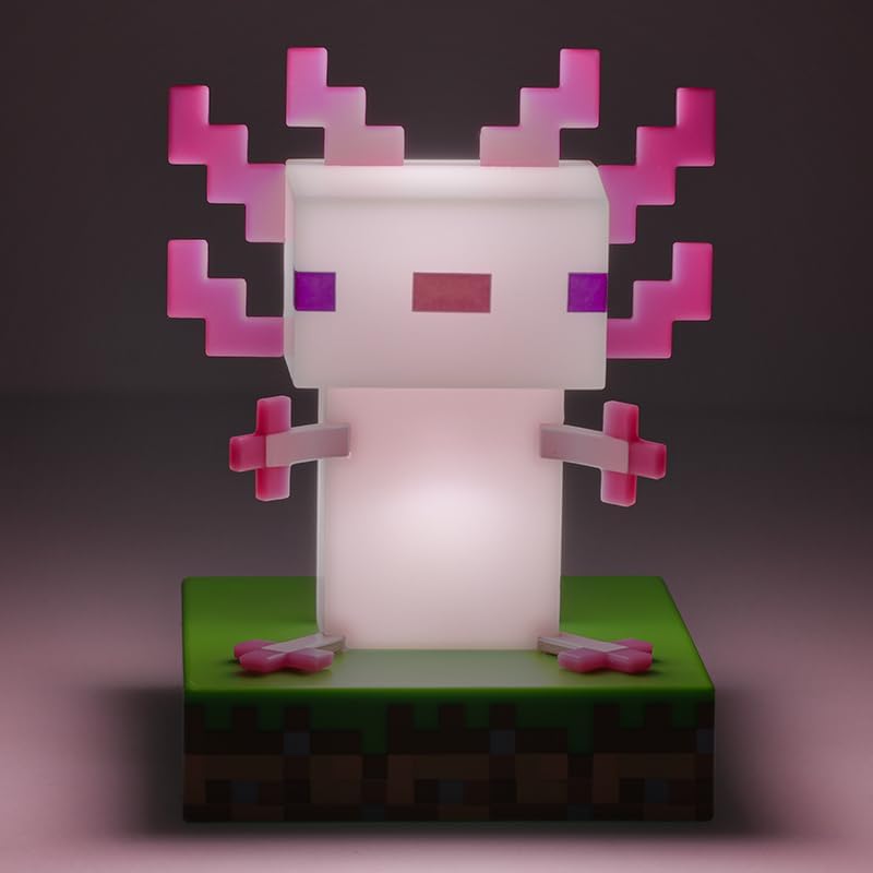 Paladone Lighting Axolotl Icon Light Minecraft Lampe 10,7 cm