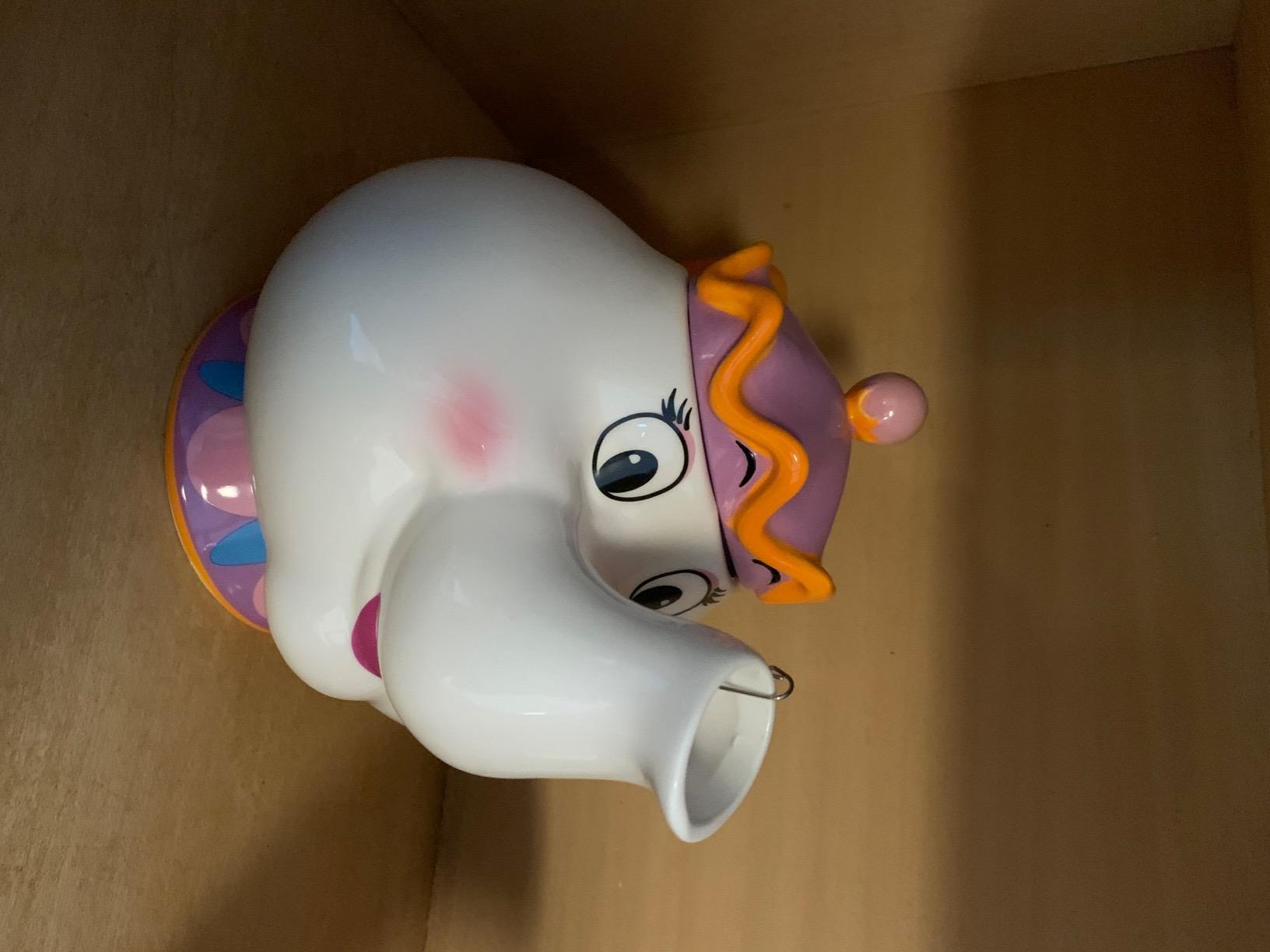 Paladone Mrs Potts Teekanne Keramik Disney 4 Tassen