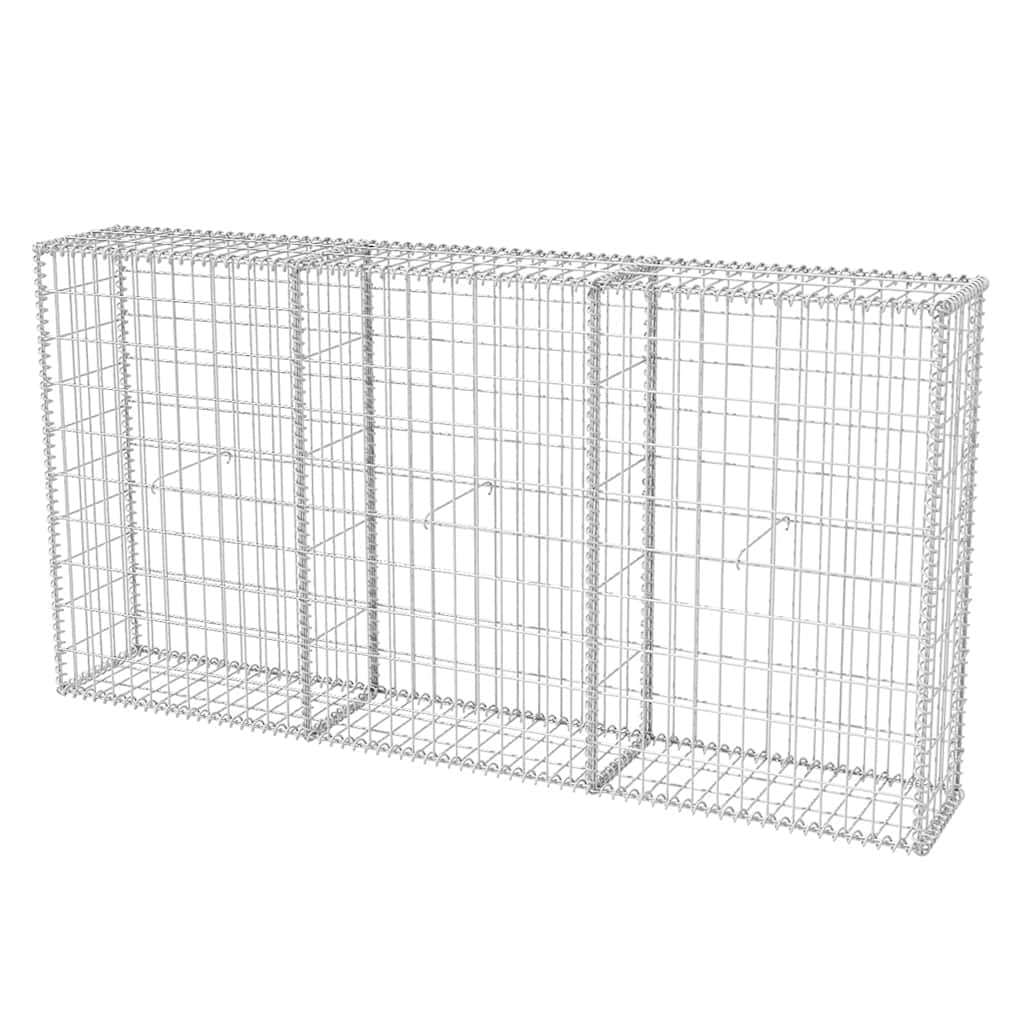vidaXL Heim & Garten Gabionenkorb Stahl 200x30x100 cm kaufen