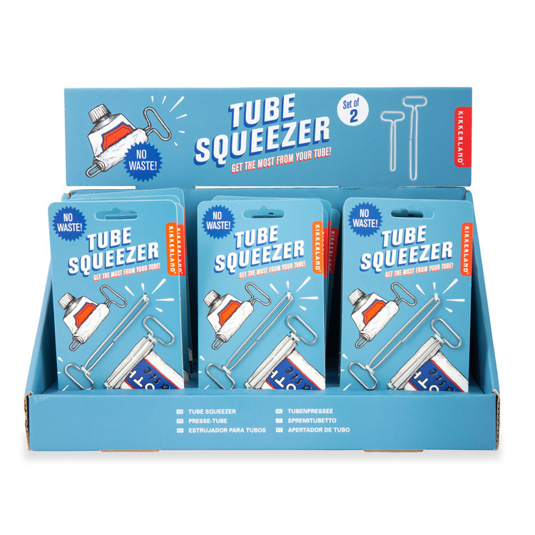 Kikkerland Home Tube Squeeze Keys Tubenausdrücker Edelstahl
