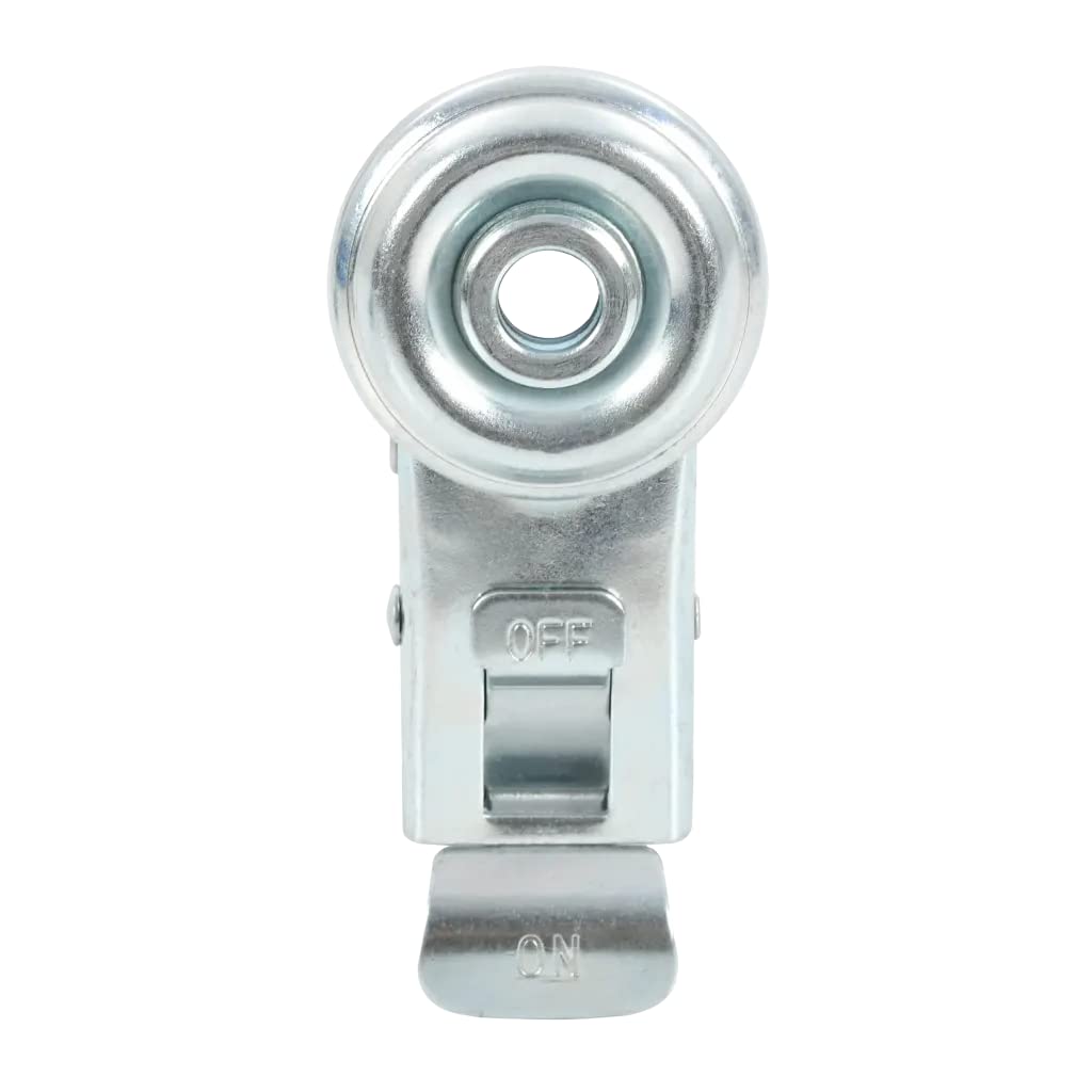 vidaXL 8x Lenkrollen 100 mm mit Rückenloch und Bremse TPR