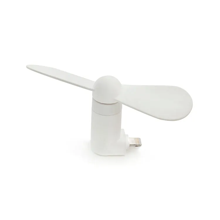 Kikkerland Tech Super Phone Fan Handy-Ventilator schwarz-weiß
