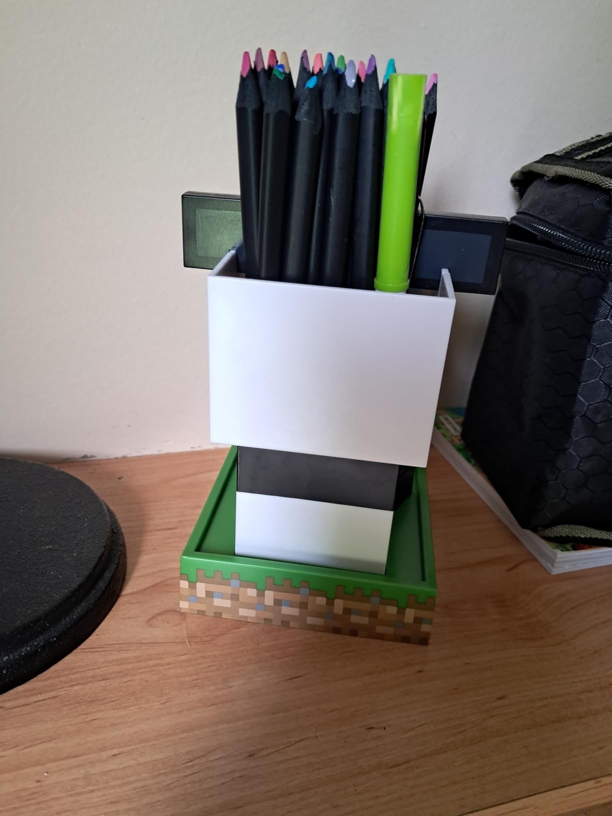 Paladone Minecraft Panda Schreibtisch Organizer Stiftehalter