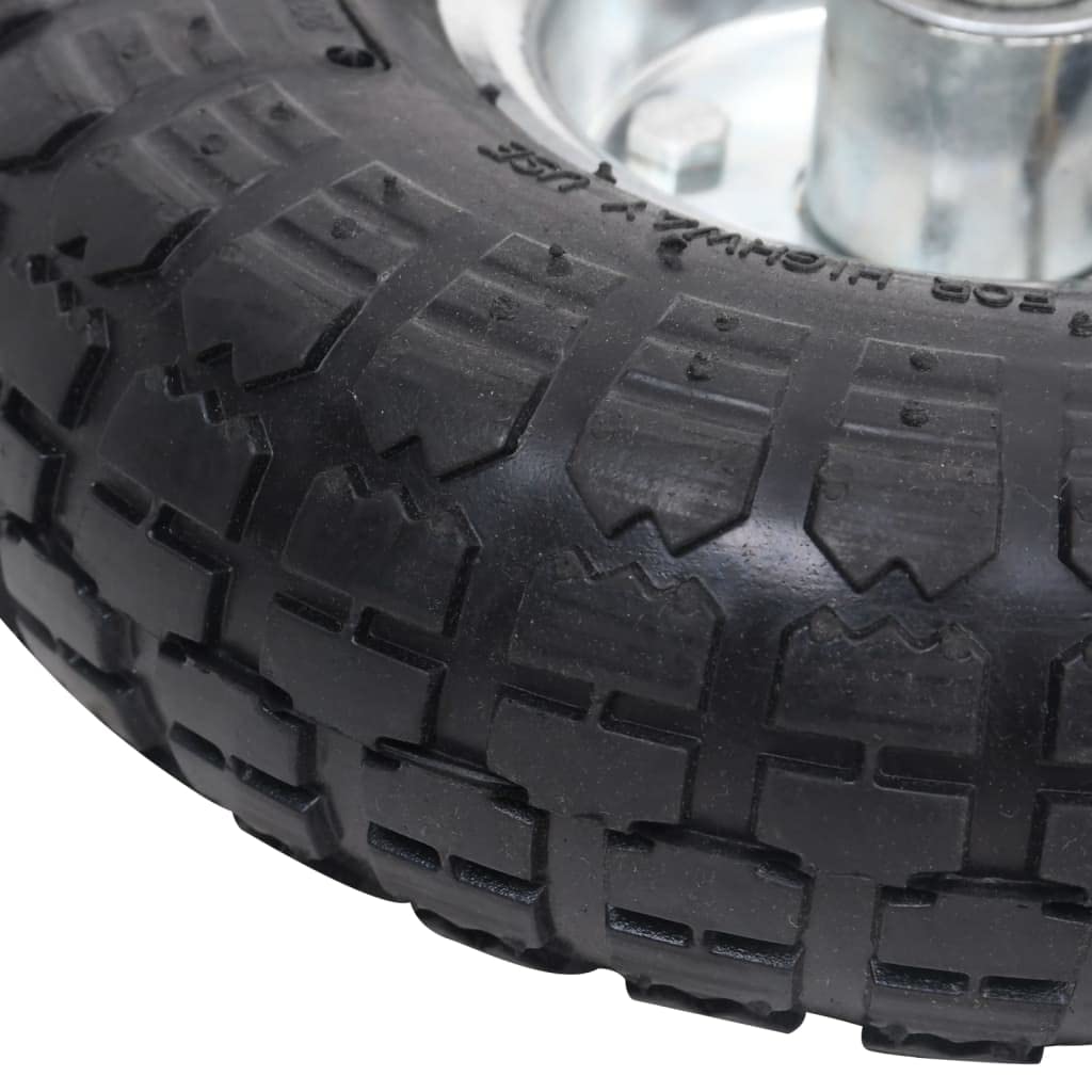 vidaXL Sackkarrenrad 4.10/3.50-4 Gummi 2 Stück 260x83 mm