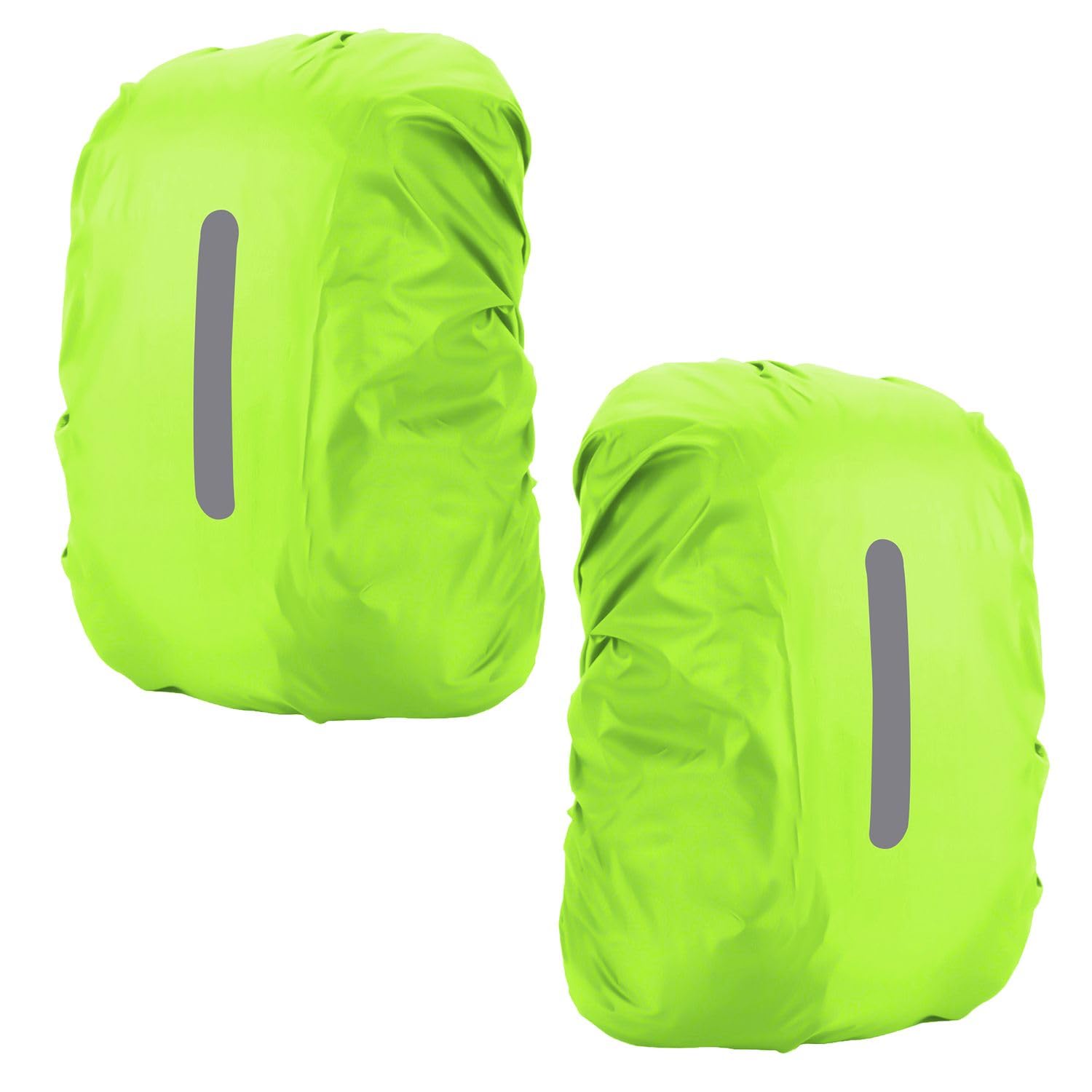 Intirilife Rucksack Regenschutz Gelb 55L Reflektor