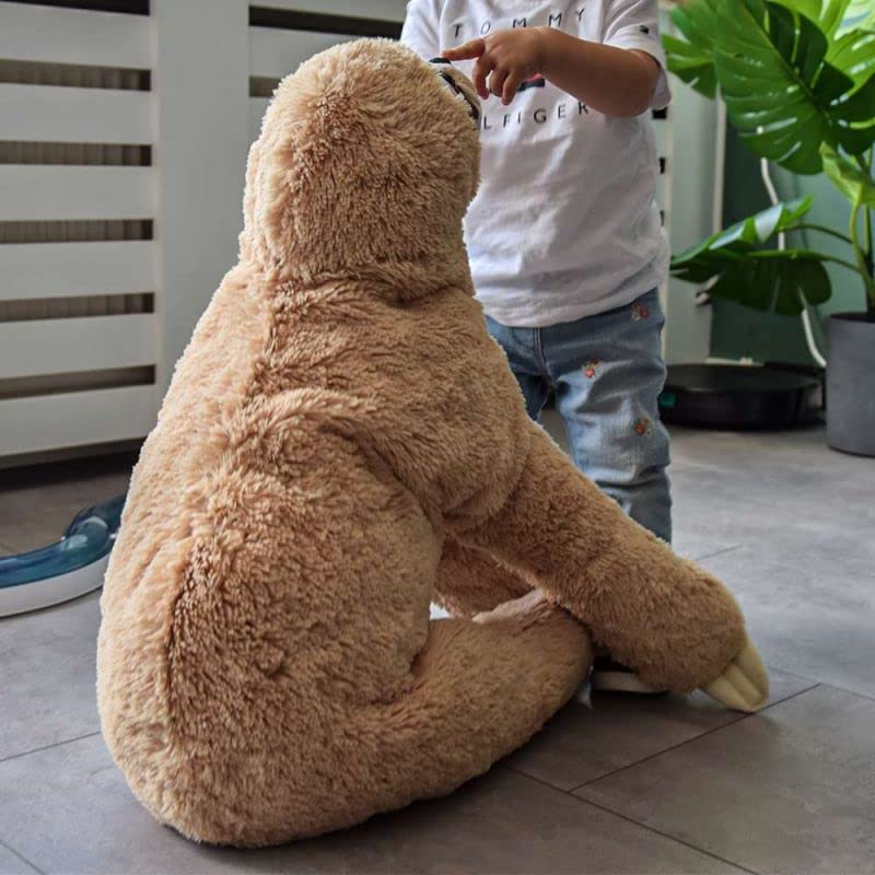 Mikamax Fun & Plush Faultier Kissen 60cm Polyester Braun