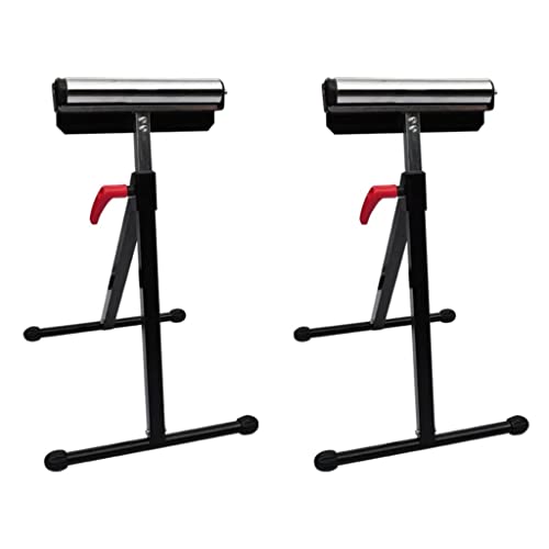 vidaXL Heim & Garten Rollenbock verstellbar 2er Set 60 kg
