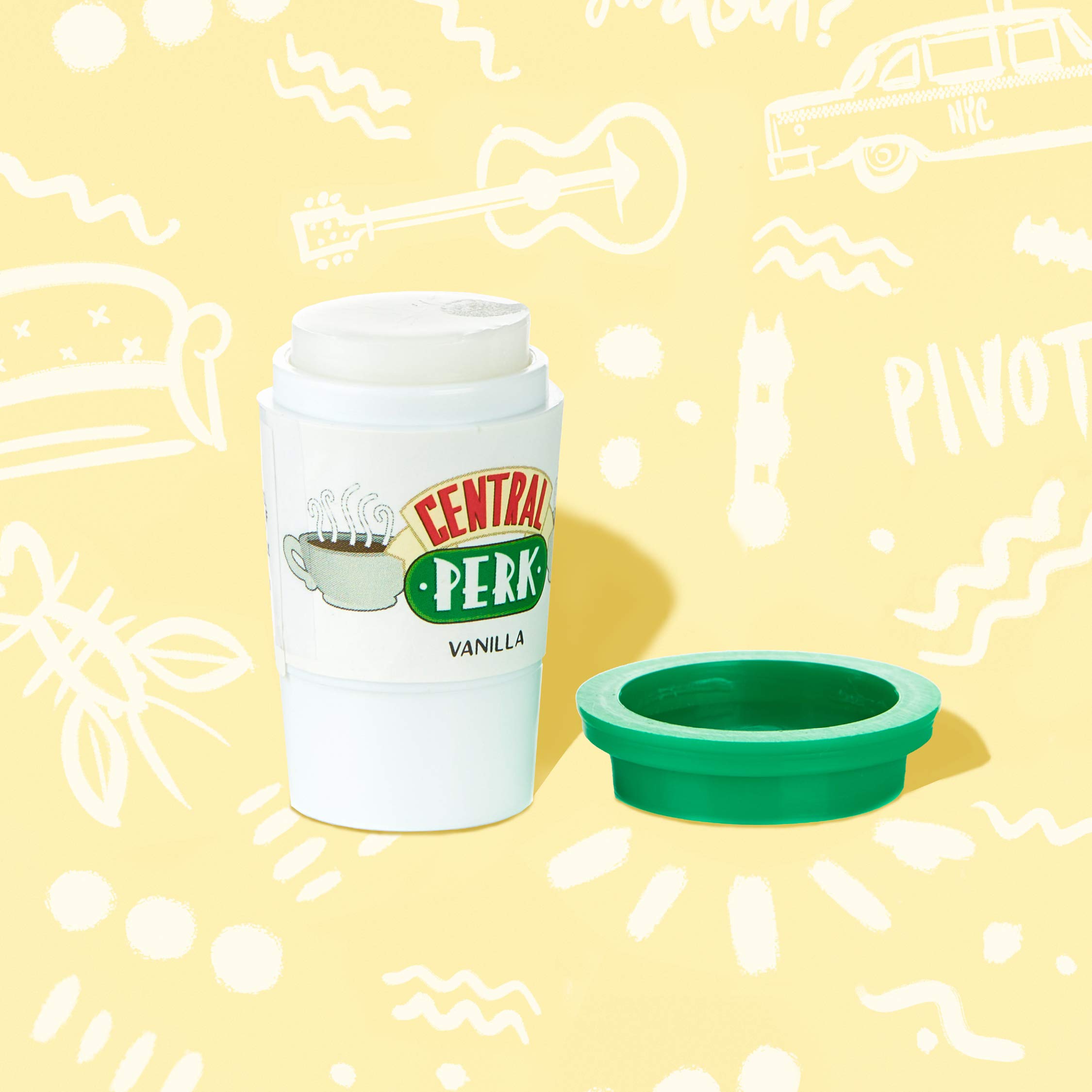 Paladone Central Perk Friends Lippenbalsam 3er-Set Vanille Erdbeere