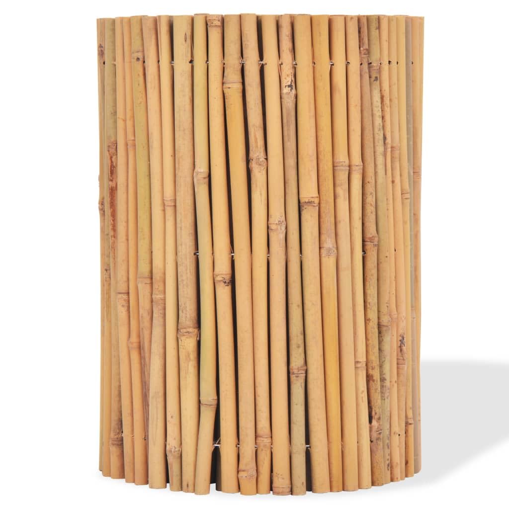 vidaXL Gartenzaun Bambus 500 x 30 cm Natur
