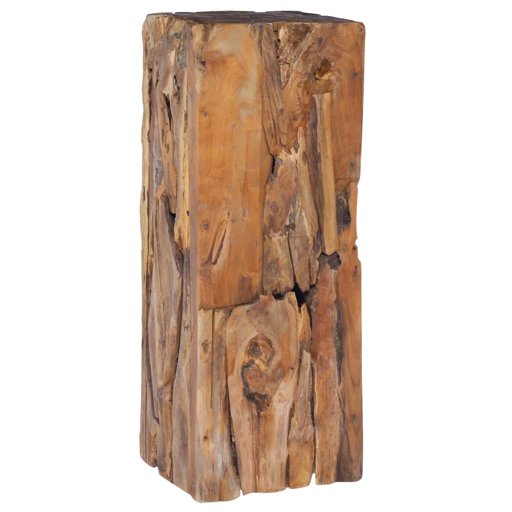 vidaXL Möbel Beistelltisch Teak Massiv 30x30x80 cm
