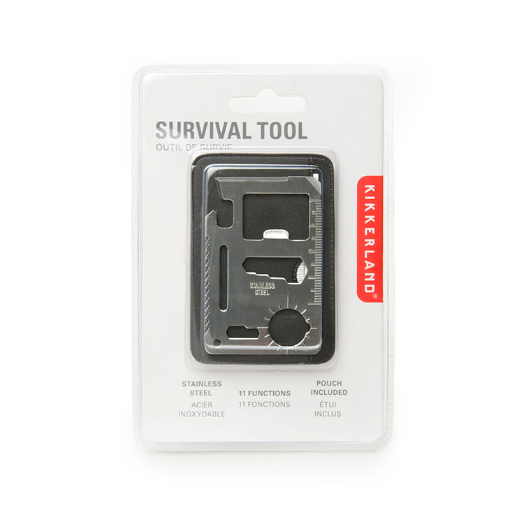 Kikkerland Tools Classic Survival Tool Multitool Karte