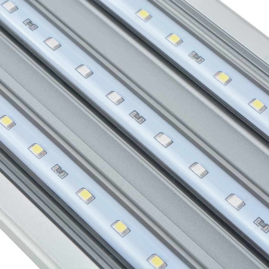 vidaXL Aquarium LED Aufsetzleuchte 50-60 cm blau-weiß