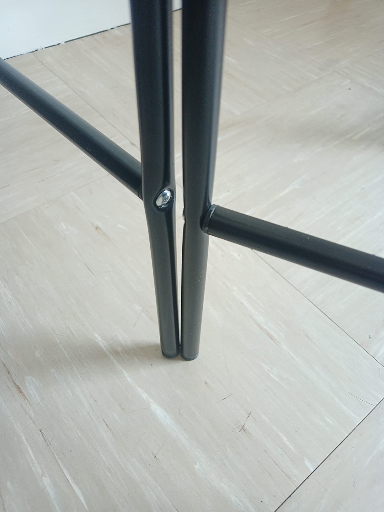 vidaXL Raumteiler 3-TLG Paravent 120x180 Cremeweiß Stoff