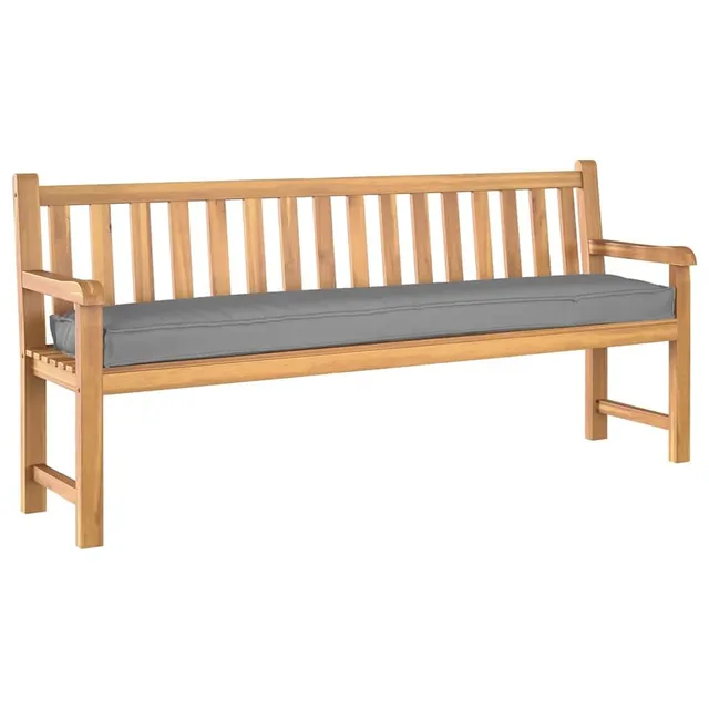 vidaXL Palettenkissen Grau 200x40x8 cm Oxford-Stoff