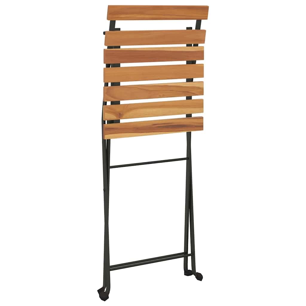 vidaXL Heim & Garten Bistro Set 3-tlg Teak klappbar