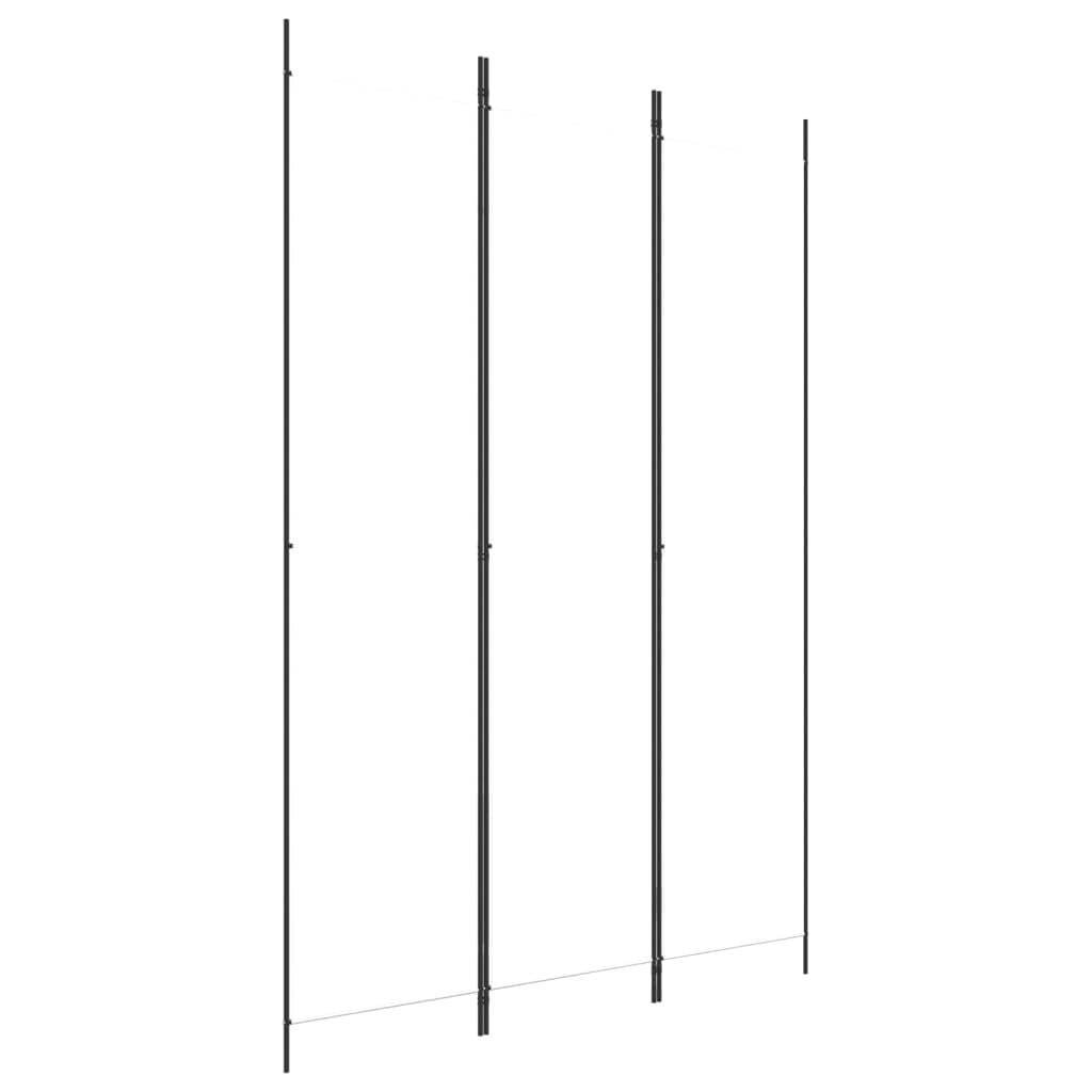 vidaXL Heim & Garten Paravent Raumtrenner 150x220cm Weiß-Braun