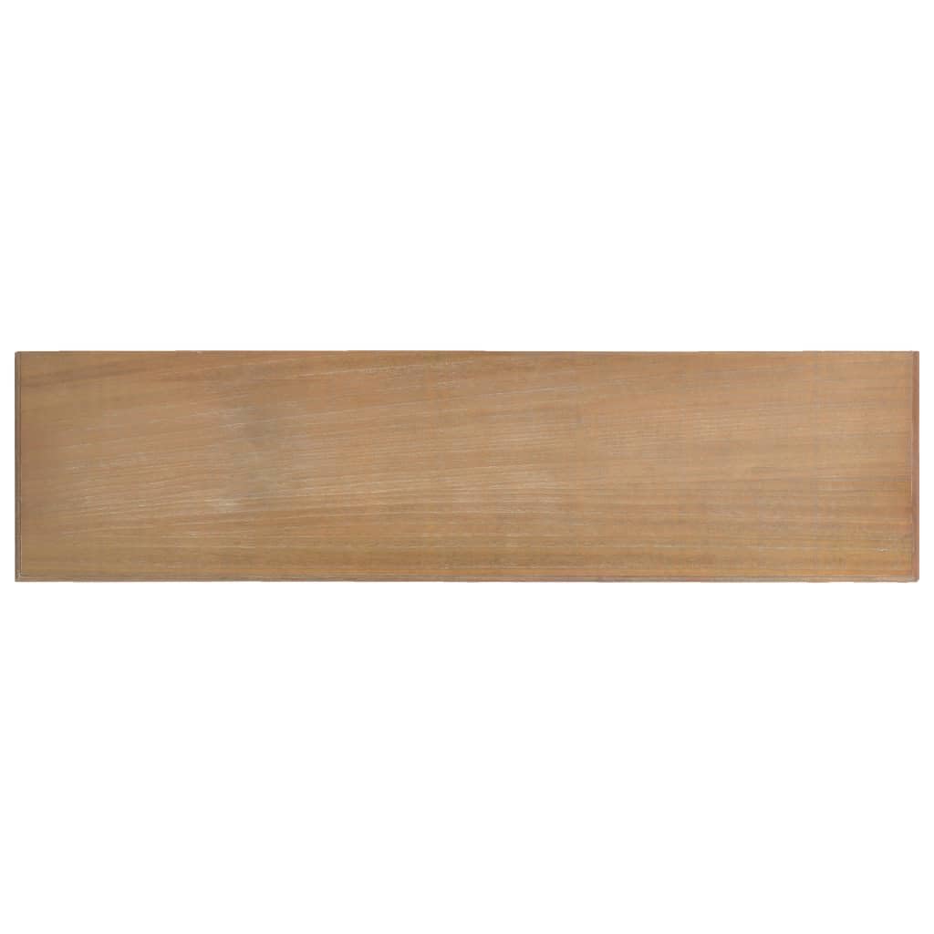 vidaXL Konsolentisch 110x30x76 cm Holzwerkstoff 3 Schubladen