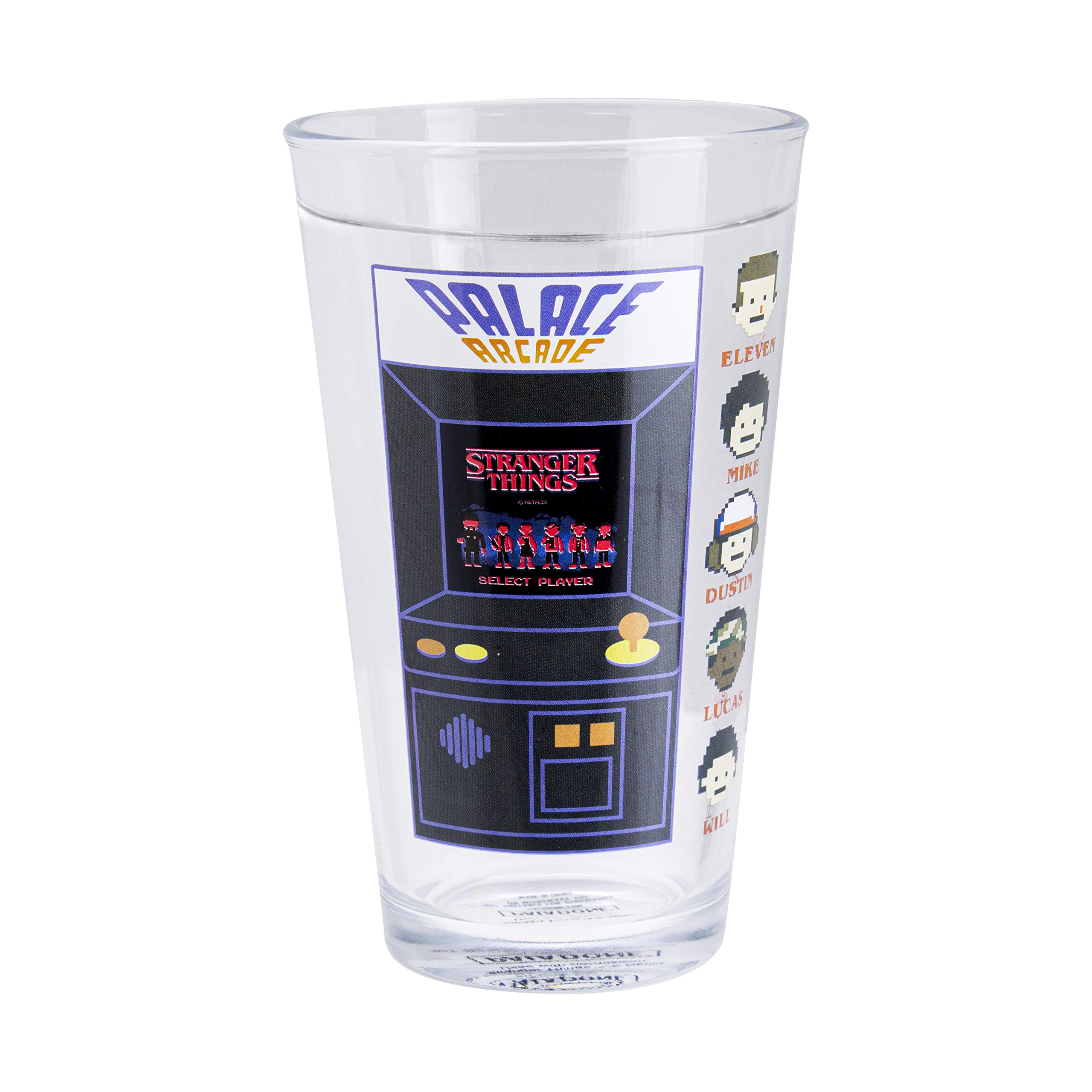 Paladone Stranger Things Farbwechsel Glas 450 ml Palace Arcade