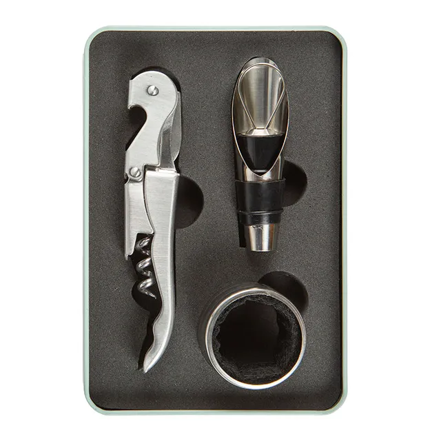 Kikkerland Kitchen Wine Kit Wein Set 4-teilig Dose