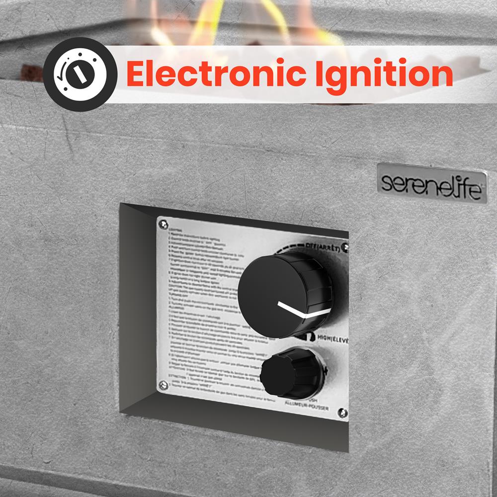 Serenelife Fire Pit 40000 BTU Gas Feuertisch