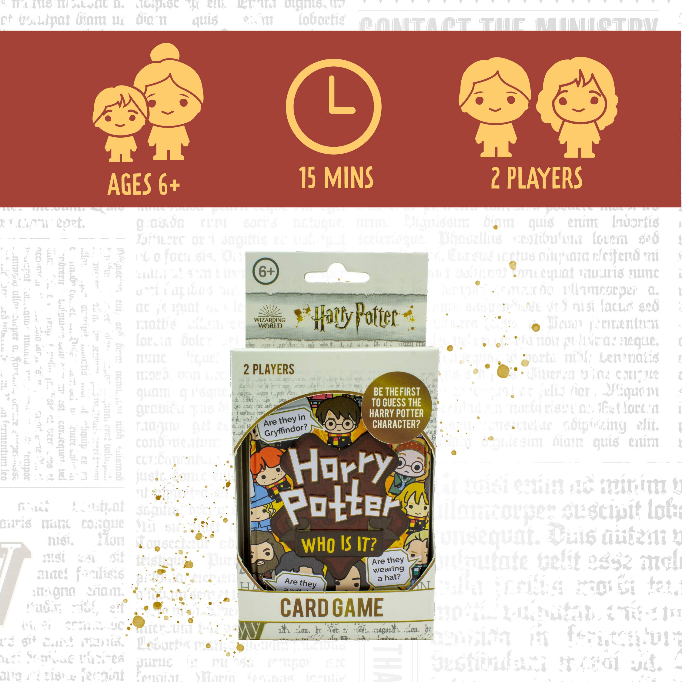 Paladone Puzzles Games Harry Potter Ratespiel 72 Karten