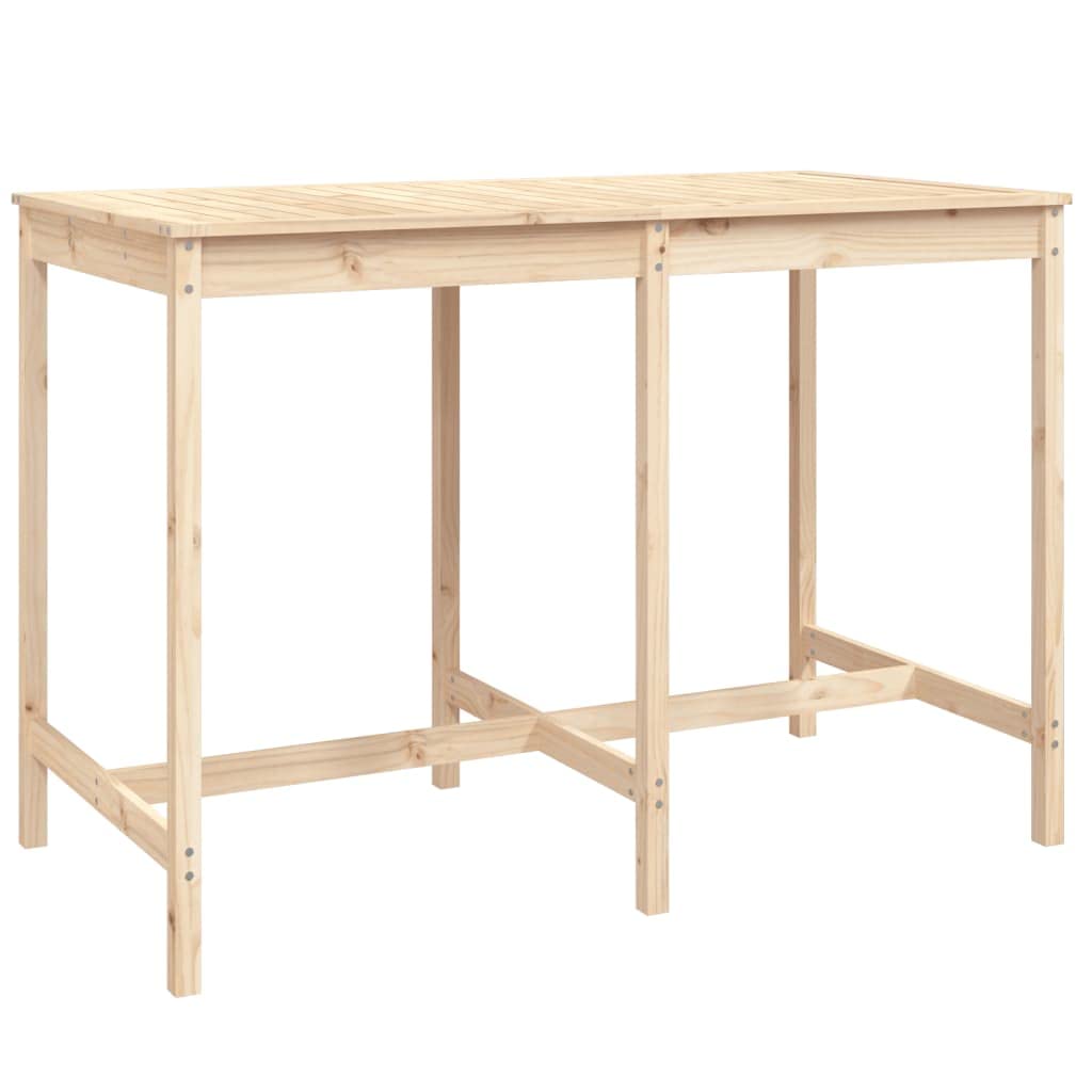 vidaXL 7-tlg. Gartenbar-Set Bartisch Kiefer mit Lehne