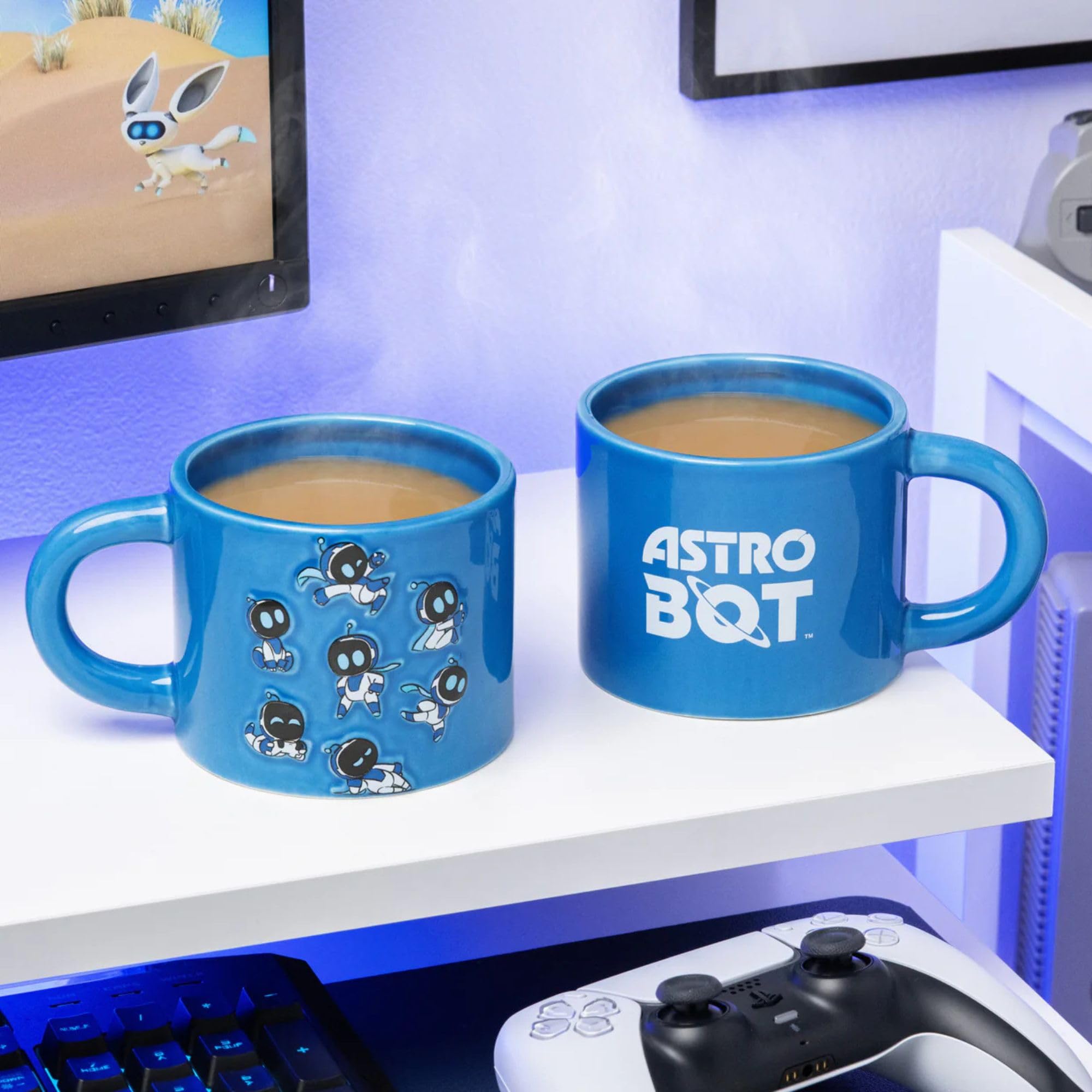 Paladone Astrobot Tasse Keramik Blau 300 ml Gamer
