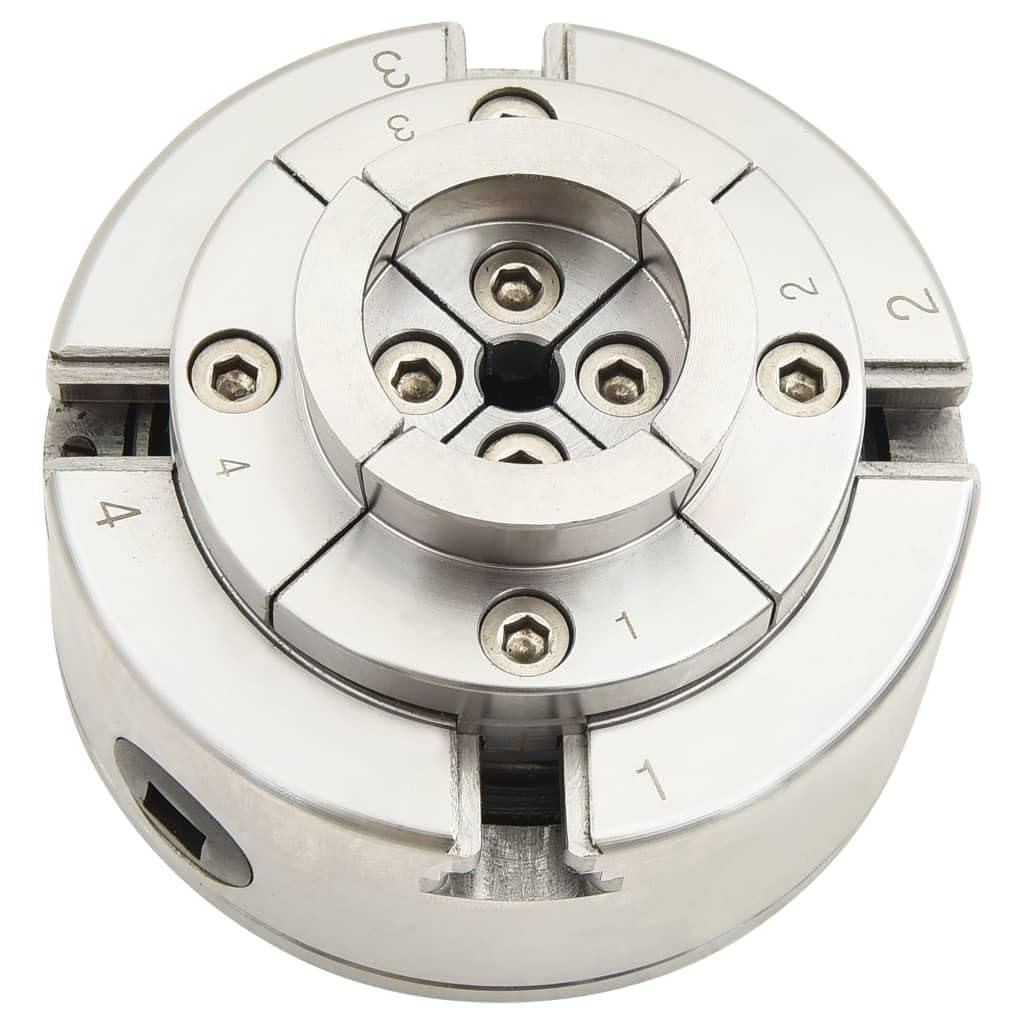vidaXL Drechselfutter 4-Backen M33 Stahl 96 mm