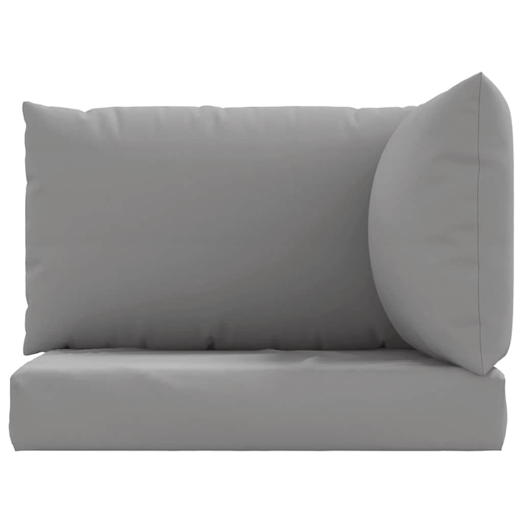 vidaXL Heim & Garten Palettenkissen 3-tlg Grau Oxford