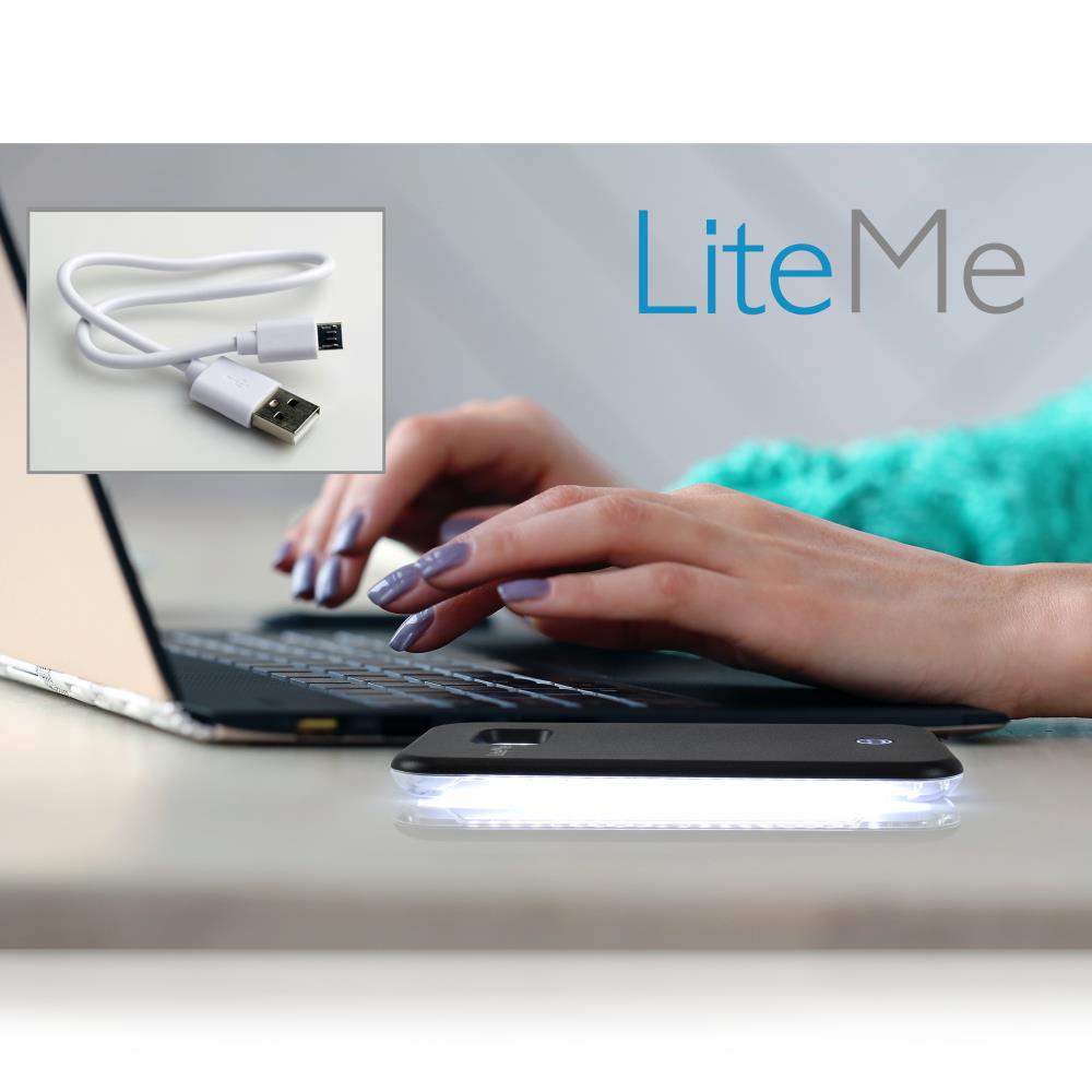 Serenelife Lite-Me Selfie Handyhülle Galaxy S7 mit LED Powerbank