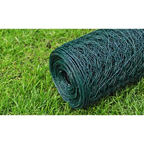 vidaXL Drahtzaun PVC 25x0,75 m Grün Maschendraht