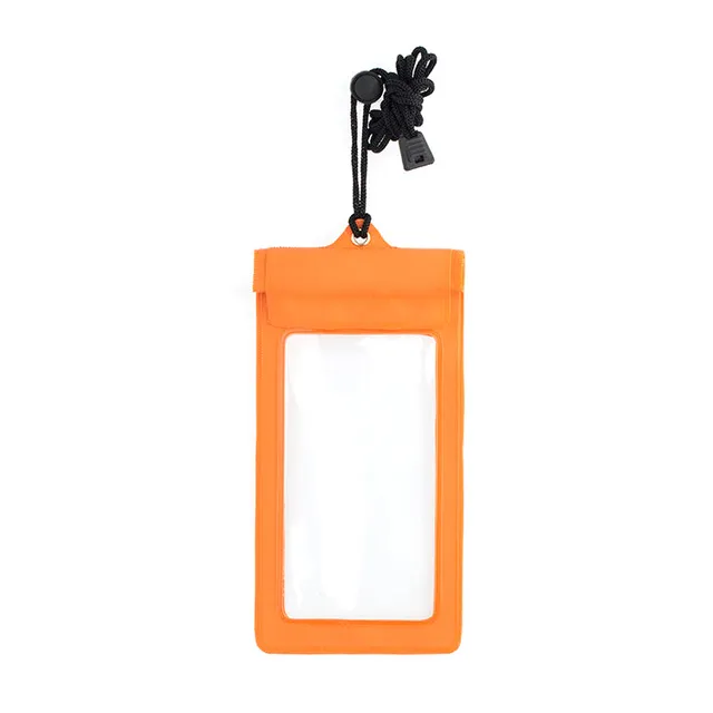 Kikkerland Orange Waterproof Phone Sleeve Handyhülle