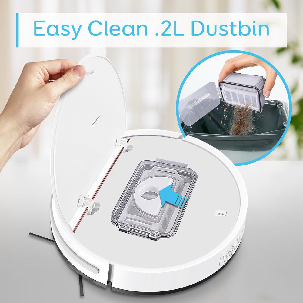 Serenelife Vacuum PUCRCX10 Saugroboter mit Fernbedienung leise