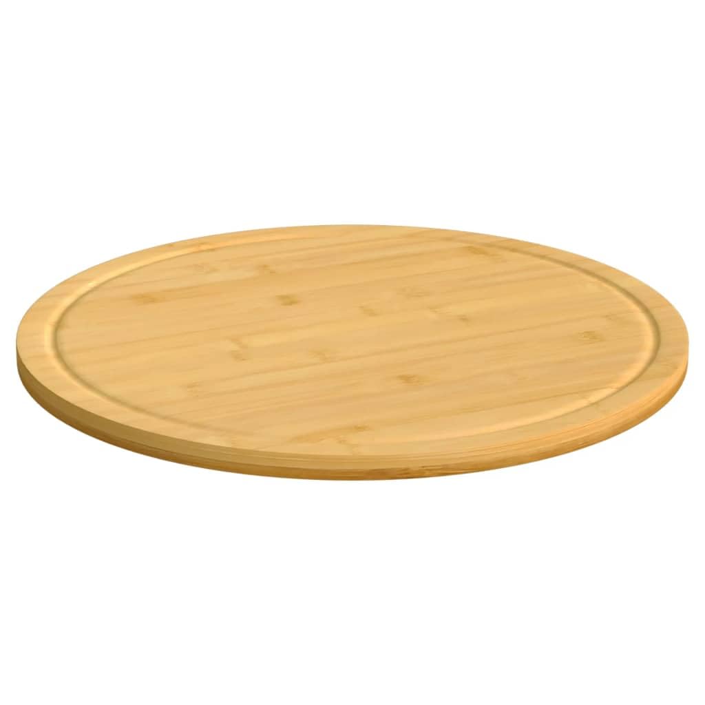 vidaXL Heim & Garten Schneidebrett Bambus 40x30 cm Saftrille