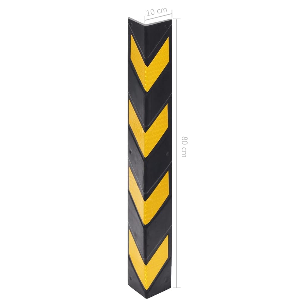 vidaXL Heim & Garten Eckschützer Gummi 80 cm 10 Stück