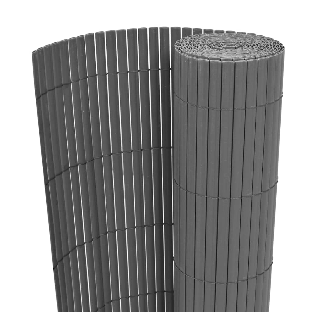 vidaXL Heim & Garten Sichtschutz 90x400 cm Weiß PVC