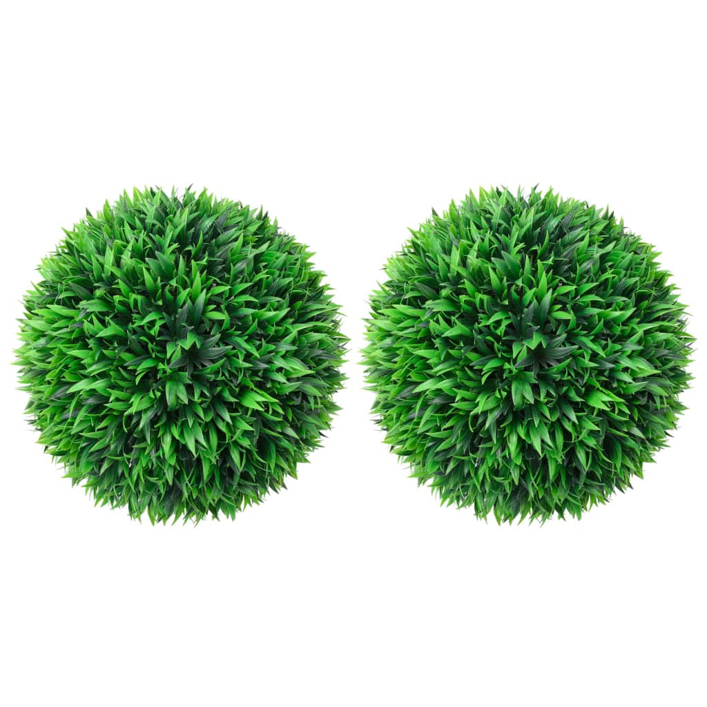 vidaXL Buchsbaumkugel Künstlich Grün 20 cm 2er Set