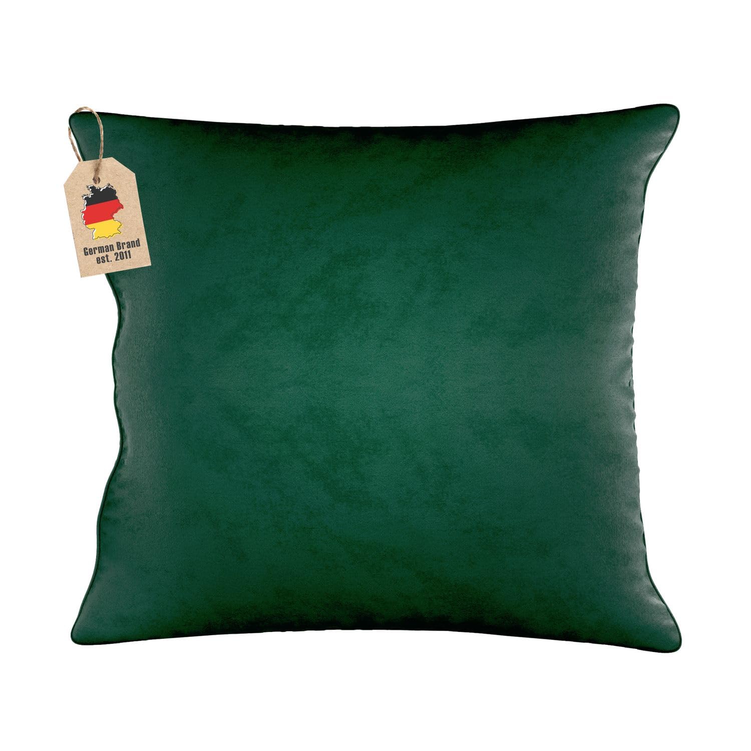 Intirilife Wohnen & Dekoration Kissenbezug Samt 40x40 Grün 2er Set
