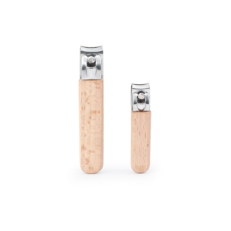 Kikkerland Tools & Wellness Nagelknipser Set Holz 2-teilig