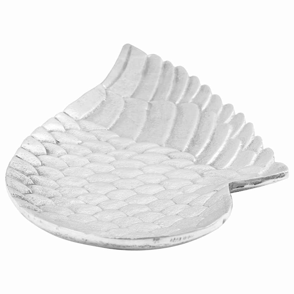 vidaXL Obstkorb 2 Stk Silber Aluminium 40 cm Schale