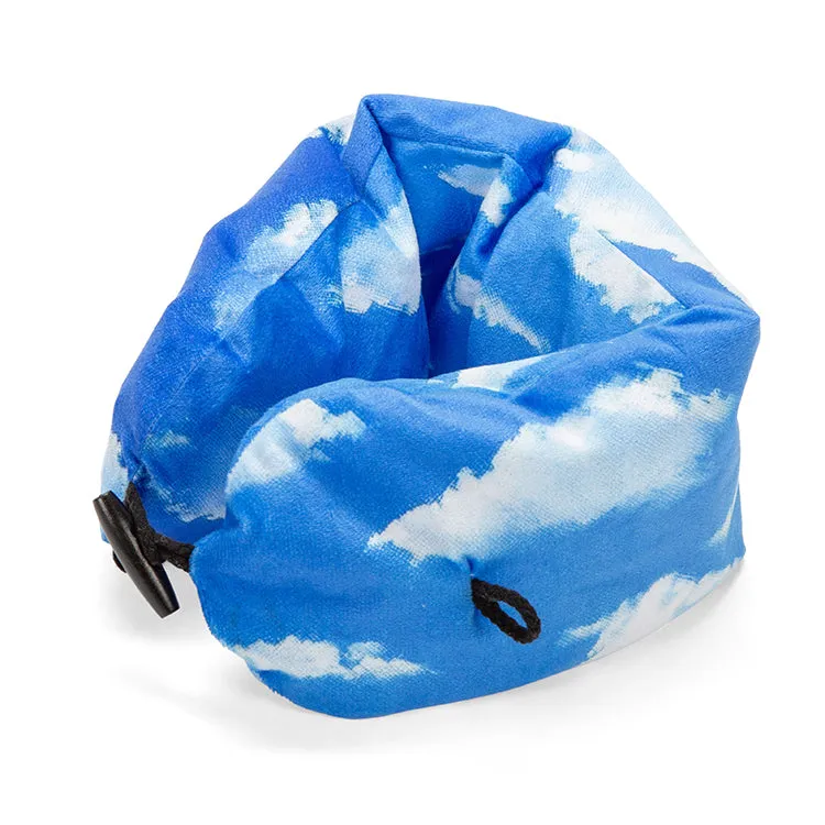 Kikkerland Cloud Neck Pillow Reisekissen aufblasbar waschbar